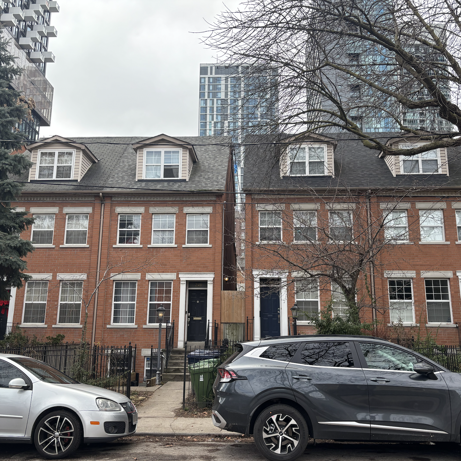 Residential buildings on George Street.